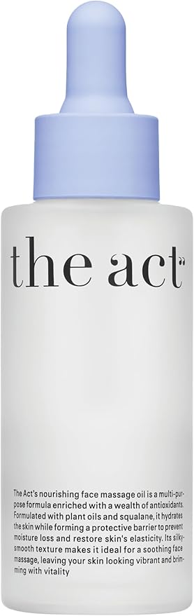 The Act Face Oil - 50ml | Nourishing & Hydrating Facial Oil | Brightening, Anti-Aging, and Skin Rejuvenating Formula