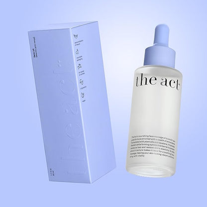 The Act Face Oil - 50ml | Nourishing & Hydrating Facial Oil | Brightening, Anti-Aging, and Skin Rejuvenating Formula